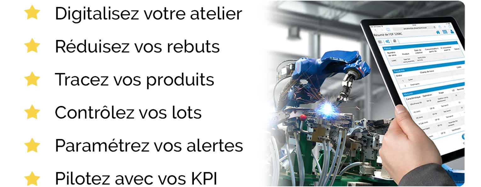 Logiciel MES pour toute industrie