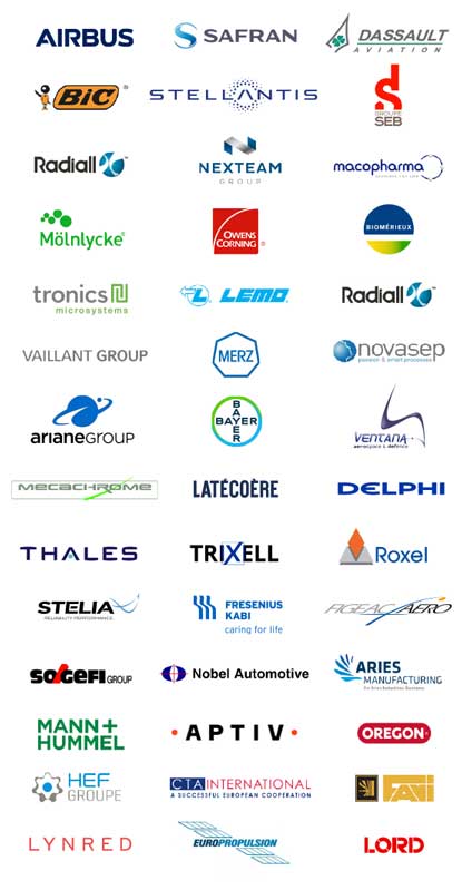 Logos clients Infodream