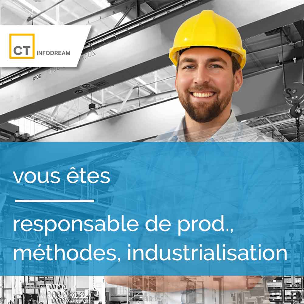 Qualaxy, le logiciel MES d'infodream pour les métiers de la production : responsable de production, responsable méthodes, responsable industrialisation