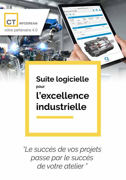 CT Infodream, expert en maîtrise des process industriels et éditeur et intégrateur de la Suite Qualaxy, logiciel MES (Manufacturing Execution System) pour l’industrie.