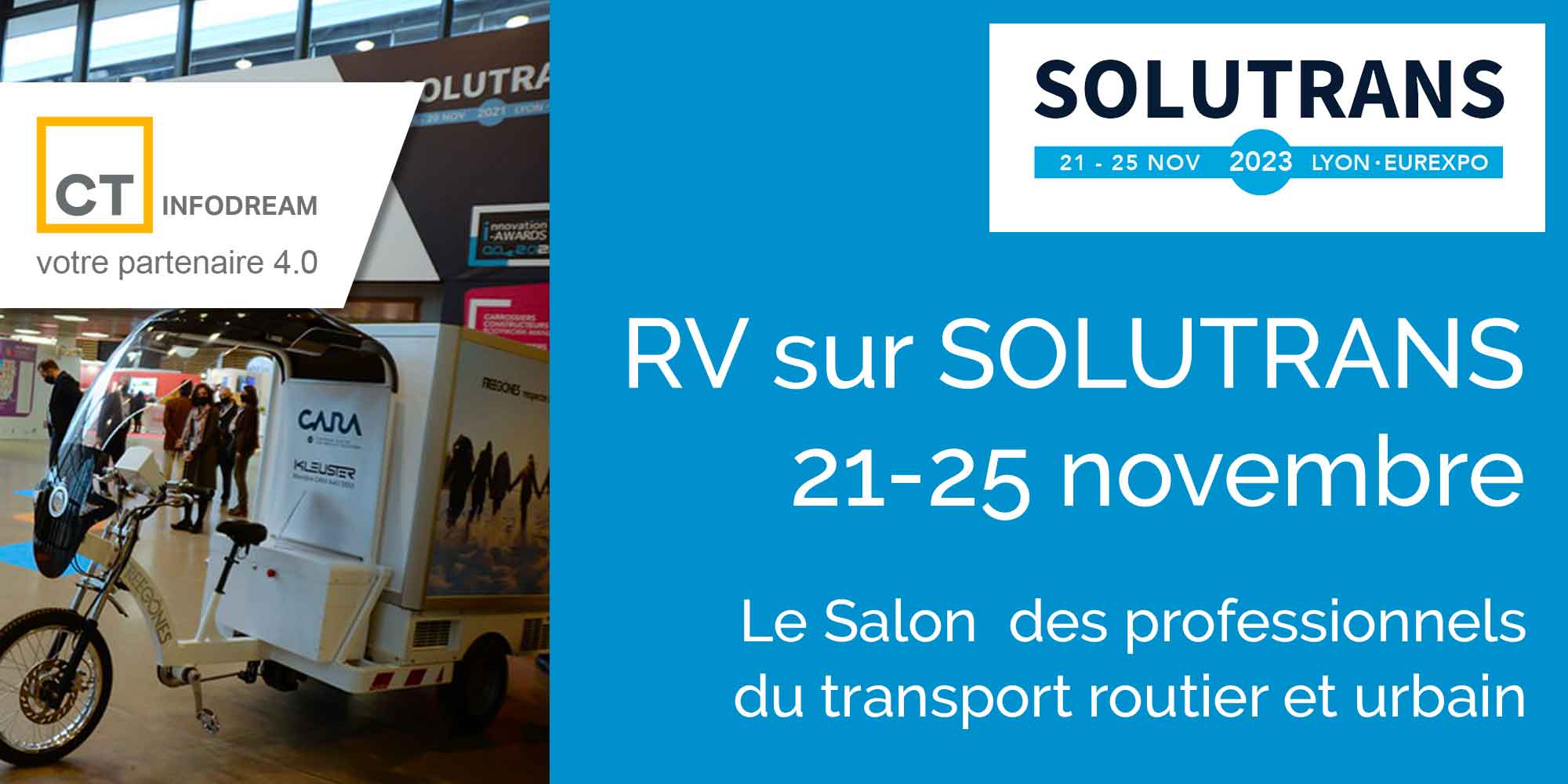 CT Infodream Sera Présent Sur Le Salon Solutrans